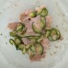 ズッキーニとハム《にんにく♡だしマヨサラダ》の工程2