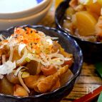 【炊飯器で楽チンレシピ】もつの醤油煮込み