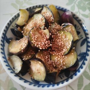 KUMIKOの作ってみた!投稿(【茄子の白だしわさび漬け】簡単・漬けるだけ)