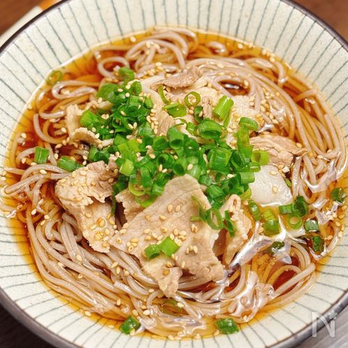 【冷やし肉蕎麦】簡単うまい！スタミナも◎