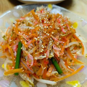 もんぶらん°・*:.。.☆の作ってみた!投稿(旨みがぎゅっ！食べ出したら止まらない【もやしの干しエビ炒め】)