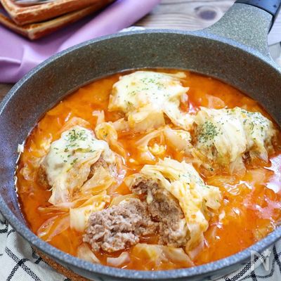 ワンパン10分！巻かないロールキャベツ