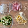 ズッキーニと生とうもろこしの洋風ピラフ【炊飯器で♪】の工程1