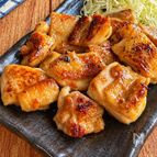 【鶏もも肉の味噌漬け焼き】白米大盛り用意♪