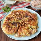 【豚こまと白菜のカリカリチーズガレット】節約/白菜消費