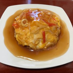 りんごの作ってみた!投稿(【笑顔があふれる♡とろ〜り甘酢あんの天津飯】幸せふわとろ卵)