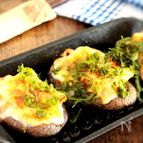 【トースター】しいたけのキムチーズ焼き