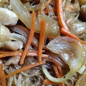 1207859の作ってみた!投稿(フライパンひとつ！鶏のチャプチェ)