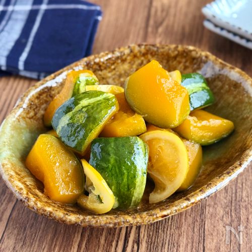 レモンバター香る♪甘酸っぱさが美味しい【かぼちゃの煮物】