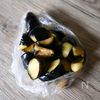 なすと豚こまの薬味漬けの工程1