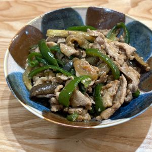 kimiの作ってみた!投稿(なすとピーマンの《トロシャキ♡中華炒め》)