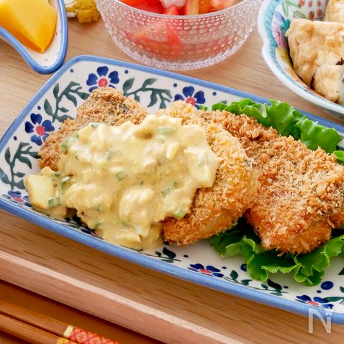【鯖フライ〜カレータルタル〜】絶品！ご飯が進む♪