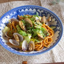 【上海風カレー焼きそば】レンジで作る簡単メニュー