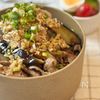 10分で完成!【なす豚ネギだれ丼】