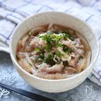 優しい味で、ほっ…♡【肉みぞれうどん】