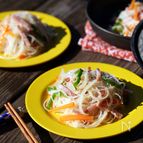 フライパン一つで！ベーコン入りビーフン