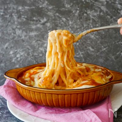 【SNSで大バズり中!】とろける溶岩パスタ