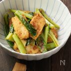 【厚揚げと小松菜の炒め煮】定番な美味しさ