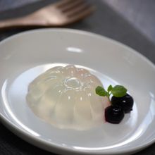 【青いレモンで】青檸檬のゼリー