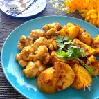 子供も大好き♡鶏もも肉と新じゃがのカレーマヨオーブン焼き