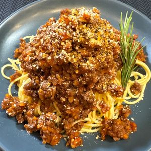 楽ラク手抜キッチン🐶🐾の作ってみた!投稿(トマト缶不使用【ミートソースパスタ】)