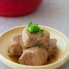 めんつゆで豚の角煮