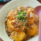 簡単♪じゃがいものカレーそぼろ煮