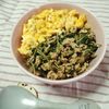 M*Pの作ってみた!投稿(10分で簡単常備菜*【豆苗と鶏ひき肉の味噌そぼろ】)