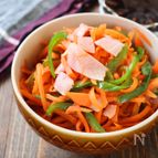 【冷凍作り置き】レンジで簡単！美味すぎ！にんじんナポリタン