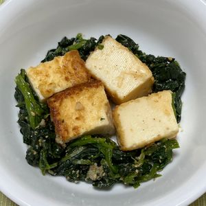 キャピタンの作ってみた!投稿(おかずにも◎ほうれん草と厚揚げのうま塩ナムル)