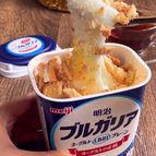 もっちりのび〜る新食感「ヨーグルトのレアチーズケーキ風」