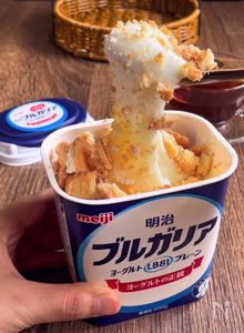 もっちりのび〜る新食感「ヨーグルトのレアチーズケーキ風」