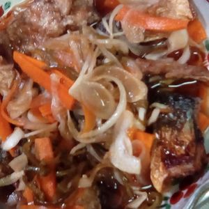 鶏皮坊主の作ってみた!投稿(我が家の定番♩鯖の南蛮漬け)