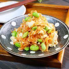 【5分】混ぜるだけ♪人参と豆腐のごま油香るサラダ
