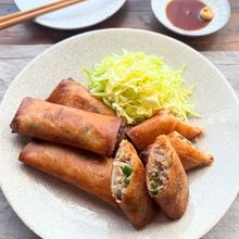 【餃子風春巻き】簡単・時短！