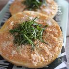 元気に朝ご飯！明太子チーズベーグルトーストの作り方