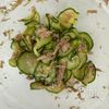 ズッキーニとツナ《にんにく味噌ダレ♡サラダ》の工程2
