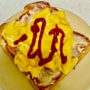 Kの作ってみた!投稿(関西風たまごサンドトースト)