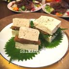 和イタリアン♪明太子と豆腐のミルフィーユ冷奴