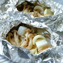 〈くらし薬膳〉しめじとゆり根のホイル焼き