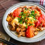 豚肉のトマたまオイスター炒め【中華風♪絶品おかず】