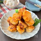 【鶏むね肉と焼き麩のチーズからあげくん風】節約/カサマシ