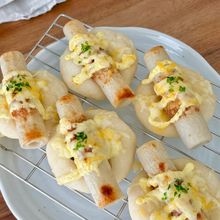 【米粉で作るちくわパン】発酵不要の簡単レシピ！