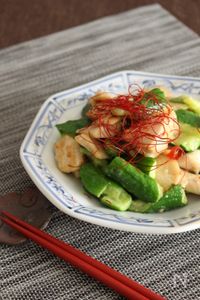 きゅうりと鶏肉のスタミナ炒め♪【#食材2品】