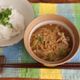 にんにくごま風味！豚ねぎつけ汁うどん（糖質０麺もOK）
