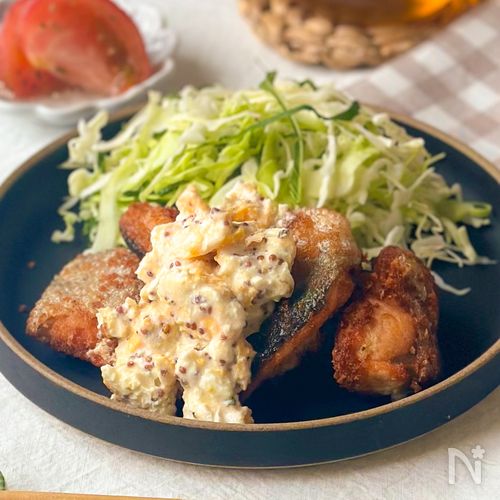 サクッとジューシー✨家にある食材で【鮭フライタルタルソース】