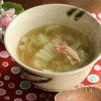 お鍋一つで簡単ほっこり美味♡ベーコンと白菜のあったかスープ