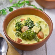 ブロッコリーのカレーミルクスープ│野菜の栄養をまるごと食べる