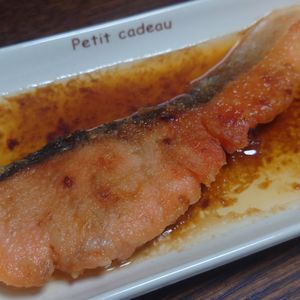 オレンジの作ってみた!投稿(【鮭のムニエル*レモンバター醤油】食べてびっくりの美味さ!)
