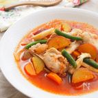 20分！鶏手羽元とさつまいものトマトシチュー